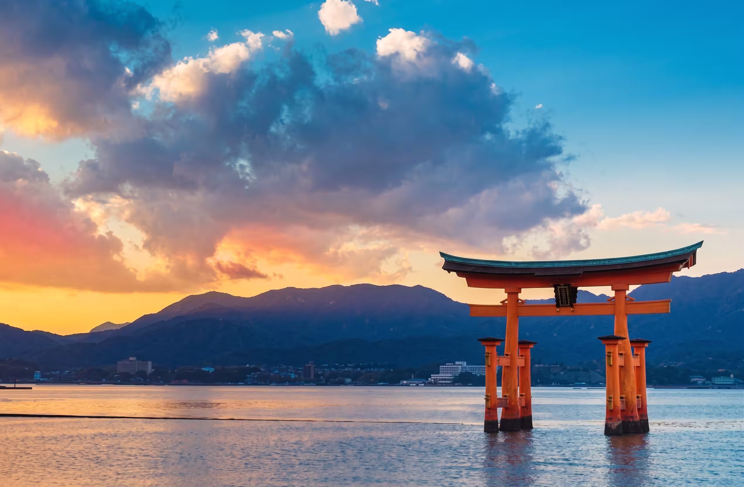 Santuario Itsukushima en la isla de Miyajima.