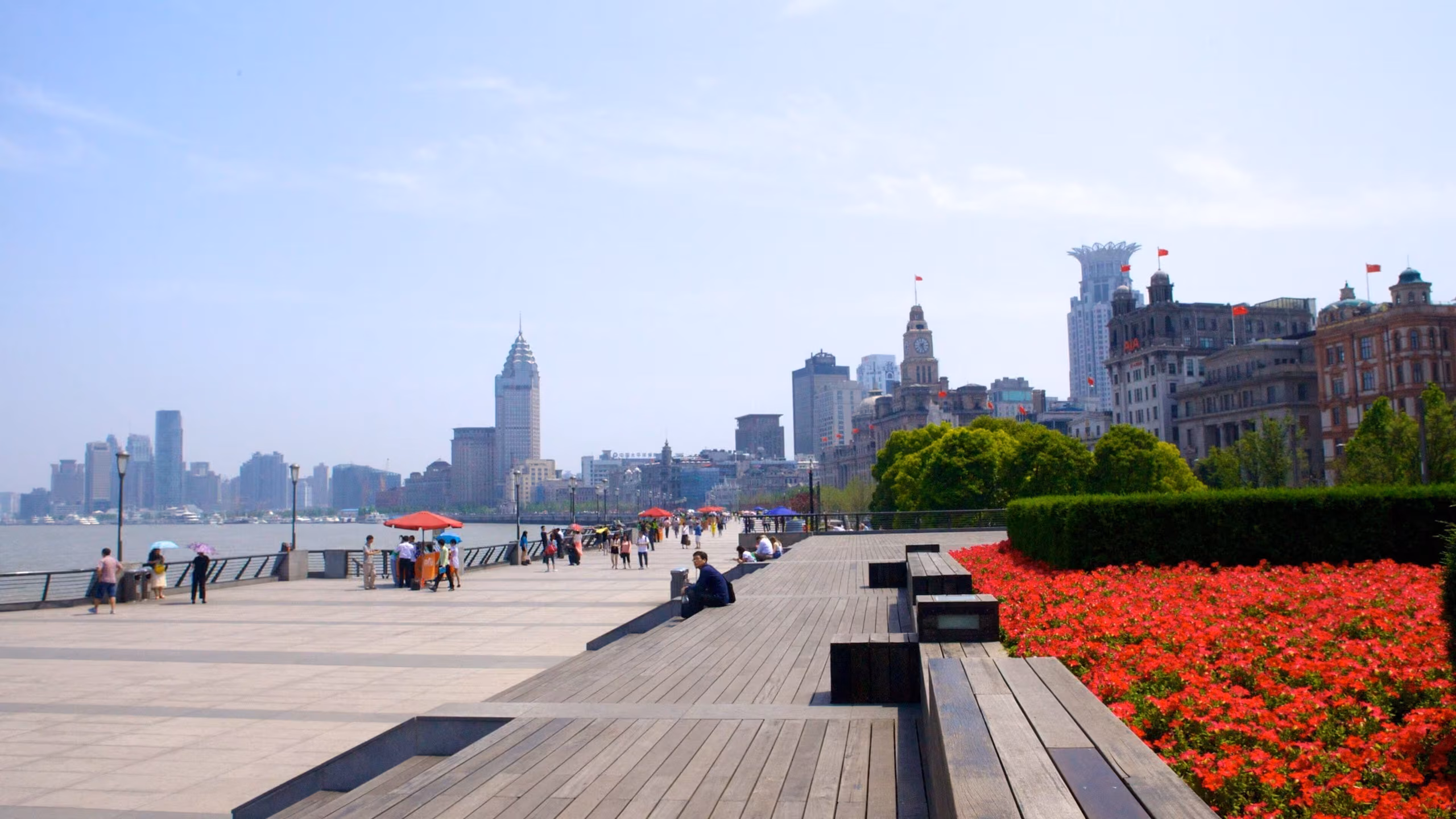 Vista de Shanghái al finalizar Tesoros de Japón y China.