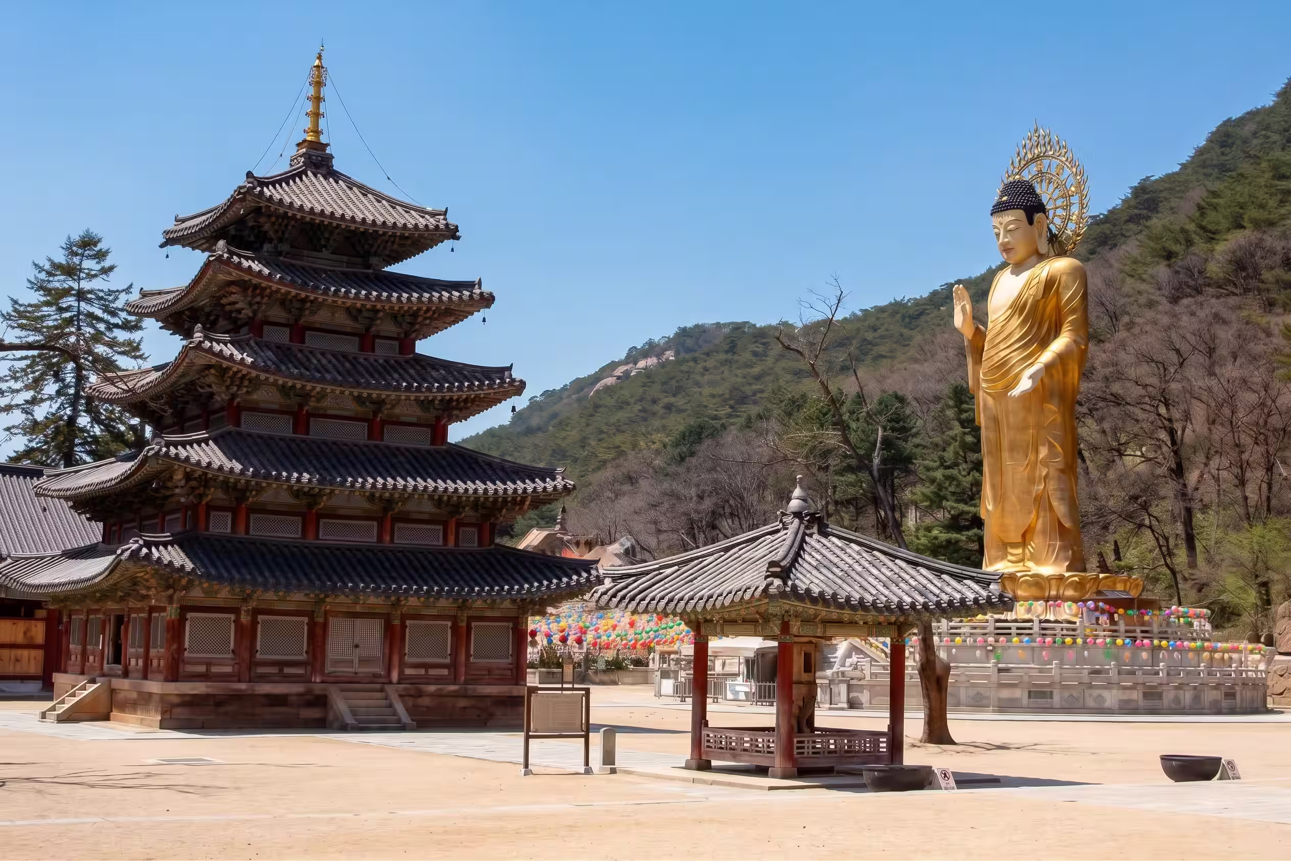 Templo Beopjusa en Songnisan.