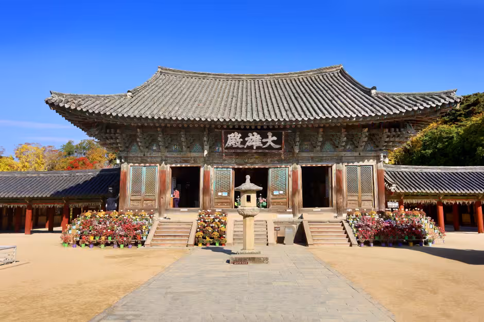 Templo Bulguksa en Gyeongju.