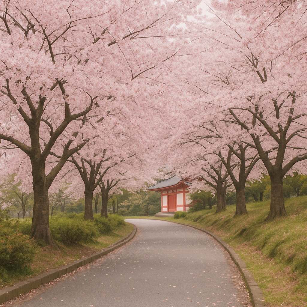 Cerezos en flor en Japón